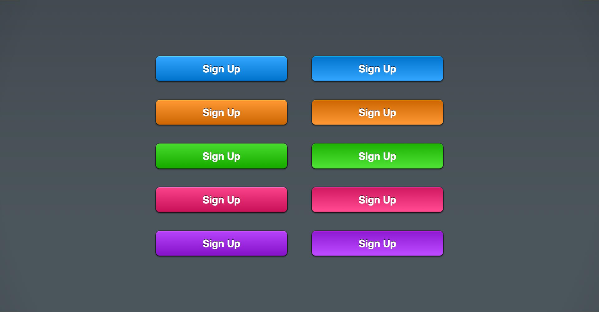 Create a Set of Web Buttons